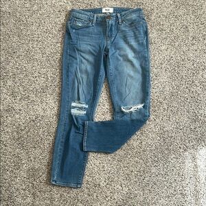 PAIGE Women's Verdugo Crop Blue Jeans 27